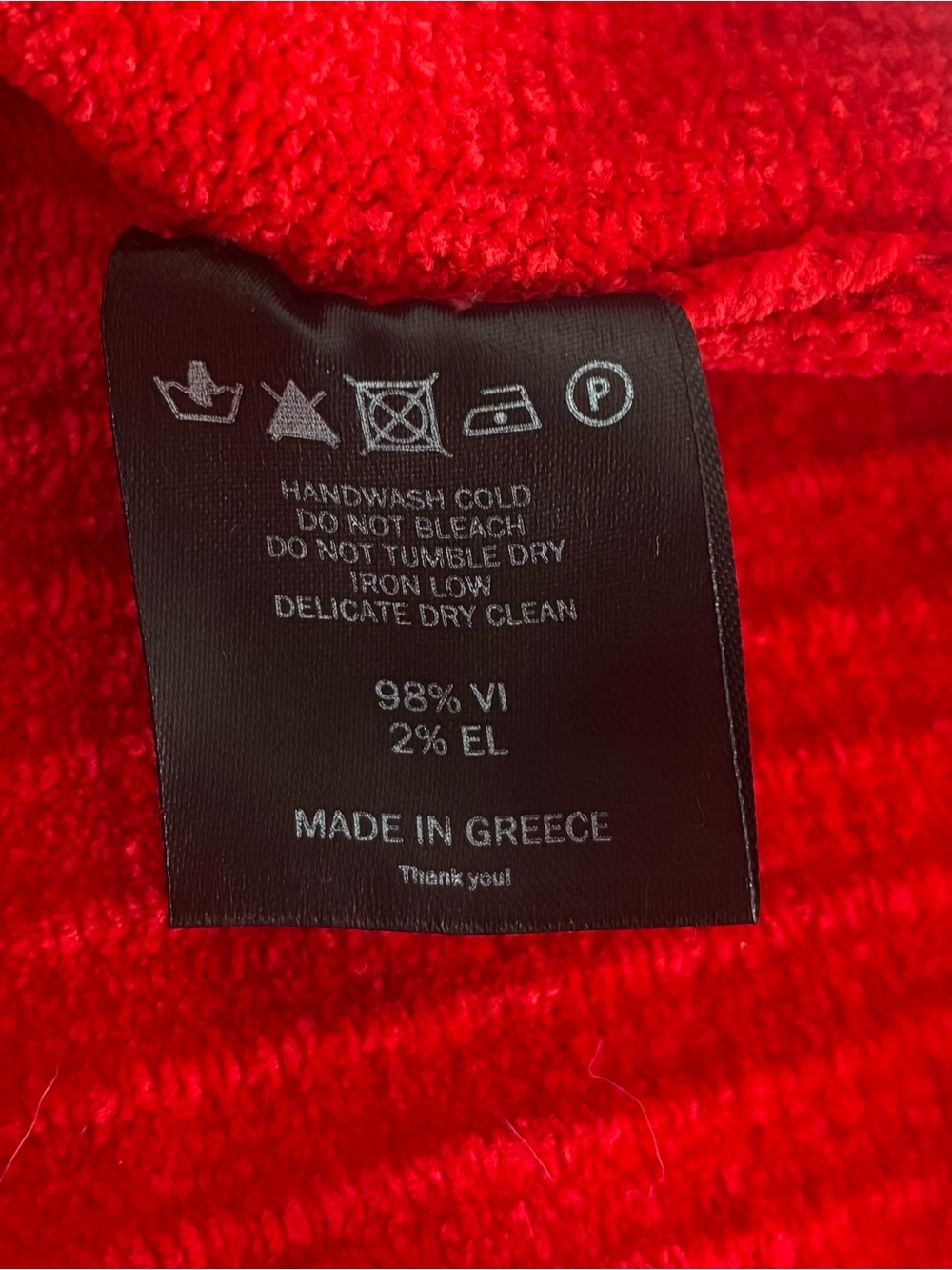 Ottolinger - Red Cropped Turtleneck Sweater with Drawstring Detail - Picture 9 of 10
